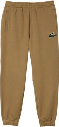 Lacoste Uniseks Organic Cotton Fleece Joggingbroek voor volwassenen (Bruin)