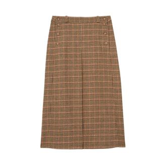 Ines De La Fressange Yona Printed Skirt - Dames - Rokken - Beige - Maat: XS Zijde