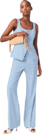 Maje Suit trousers with pleats in Blue Sky at Nordstrom, Size 36 Eu