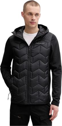 Peak Performance Elevate Liner Hybrid - Heren - Ski Jassen - Zwart - M - Polyester - Fitness