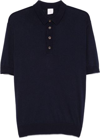Eleventy Polo a maglia - Blu