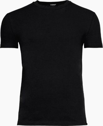 Dsquared2 Mens Basic Black T-Shirt - Size: 38