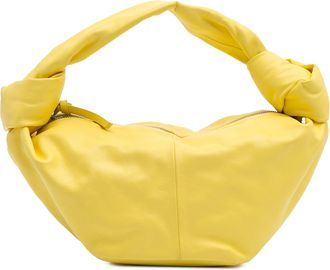 Bottega Veneta Womens Pouch Clutch Bag - Mustard Leather - One Size