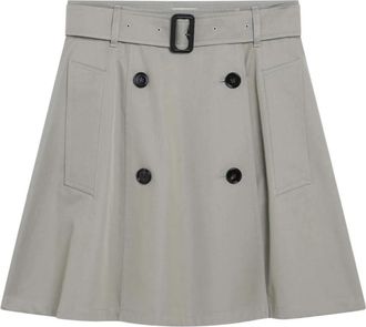 Burberry Josselyn Rok - Dames - Korte rokken - Grijs - 2XS - Rokken