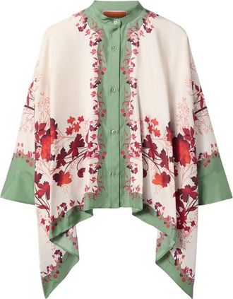 La DoubleJ Foulard Shirt - Dames - Overhemden - Veelkleurig - XS - Overhemden
