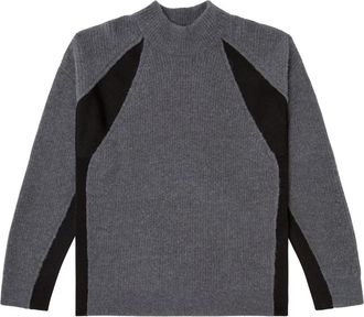 Diesel K-Lollo Knit - Heren - Coltruien - Grijs - M - Truien & Vesten