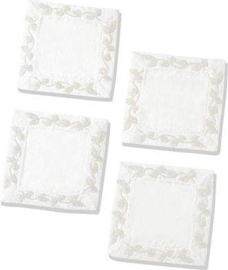Tiramisu Set Of 4 The Seraphina Beaded Cocktail Napkins