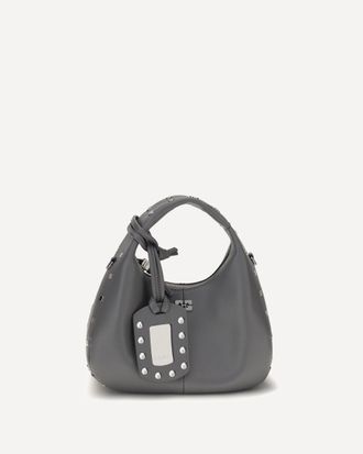 Ganni Borsa a Mano Hobo mini con borchie Woman UNI
