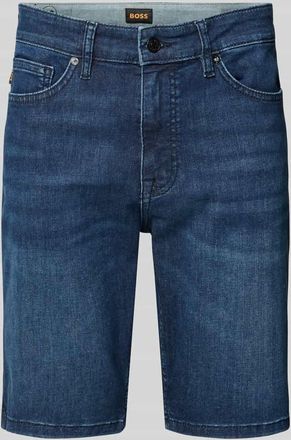 Boss Orange by Hugo Boss BOSS Orange Slim Fit Jeansshorts im 5-Pocket-Design Modell Delaware in Dunkelblau, Größe 31