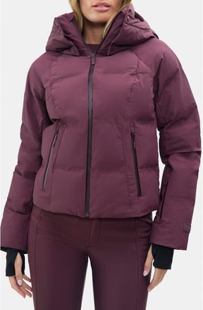 Halfdays Georgie Puffer Jacket in Glazed Cherry at Nordstrom, Size X-Large
