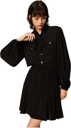 Twinset Mujer, Vestidos, Negro, Talla: S