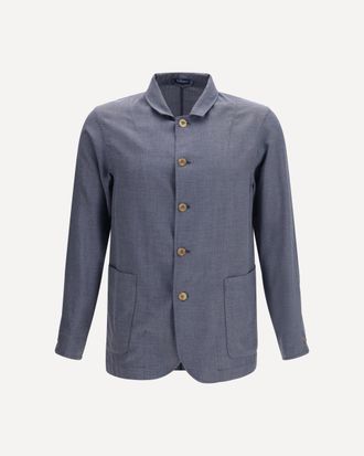 Finamore Cotton and silk blend Jacket Male 48