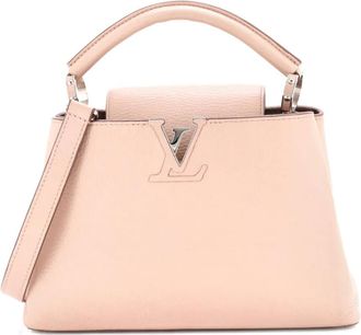 Louis Vuitton Borsa a tracolla Capucines BB in pelle - Rosa