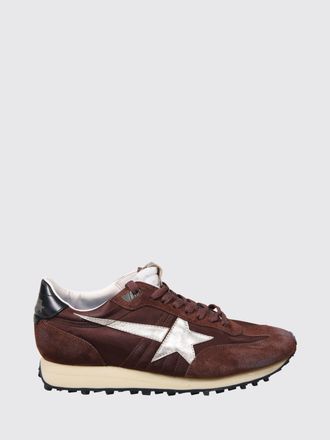 Golden Goose Sneakers Marathon in nylon e pelle con effetto usurato