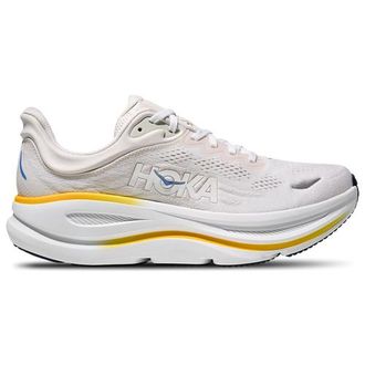 Hoka One One Mens Bondi 9 - Running Shoes Grout/White Size 10.0
