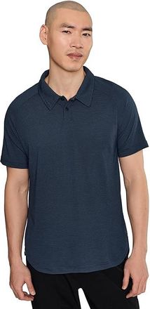 Smartwool Active Mesh Polo Mens Clothing Nightfall Blue-Deep Navy : LG, Polyester/Tencel/Wool