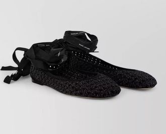 Marc Jacobs logo ballerina shoes