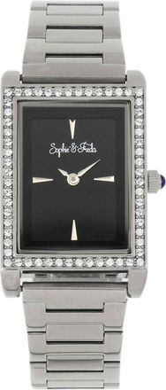 Sophie & Freda Wilmington Quartz Crystal Black Dial Ladies Watch SF5601