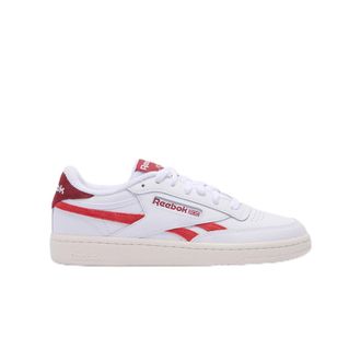 Reebok Womens Club C Revenge Sneaker, FTWRWHITE/ENERGYRED/Chalk, 8 UK