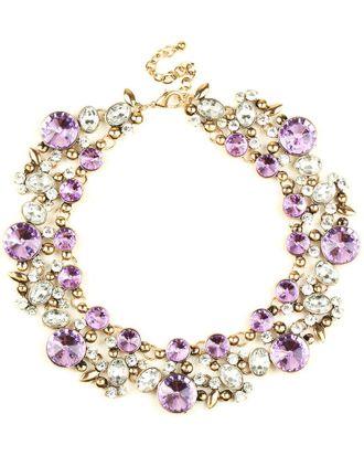 Eyecandy LA Eye Candy La The Luxe Collection Crystal Clementime Collar Necklace