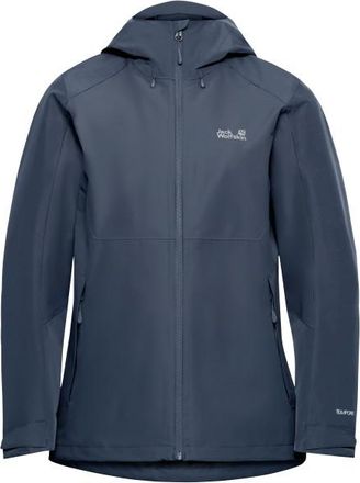 Jack Wolfskin Wildbound 2L Jacket Regenjacke f&uuml;r Damen | blau