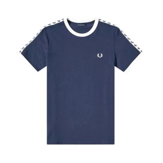Fred Perry Hombre, Camisetas, Azul, Talla: 2XL
