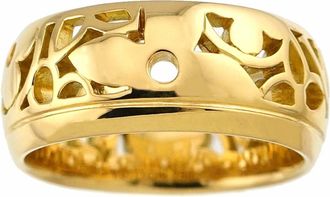 Louis Vuitton Gold Yellow Gold (18K) Band Ring (Pre-Owned)