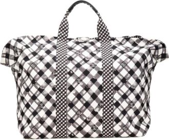 Chanel Pre-owned Weekend Bags, female, Multicolor, Size: ONE SIZE Pre-owned Gingham Canvas Tote
