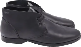 Ferragamo Ferragamo World Chukka Ankle Boots in Black Leather