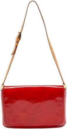 Louis Vuitton Pre-owned Shoulder Bags, female, Red, Size: ONE SIZE Pre-owned Vintage Canvas Shoulder Bag