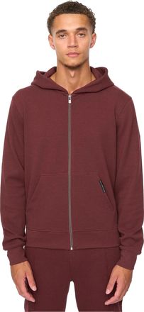 Duck and Cover Heren Optimus Volledige Rits Hoodie (Wijn)