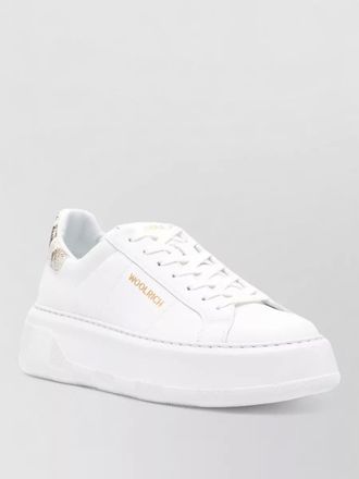 Woolrich leather low-top sneakers