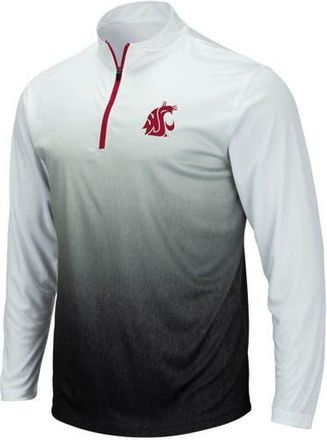 Colosseum Mens Colosseum Gray Washington State Cougars Magic Team Logo Quarter-Zip Jacket at Nordstrom, Size Xxx-Large