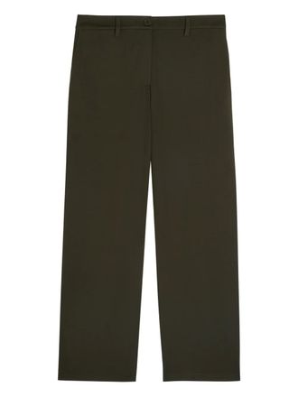 Eileen Fisher buton-fastening trousers - Verde