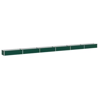 vidaXL Cama De Jard&iacute;n Elevada Verde 600 X 40 X 24 Cm Vidaxl