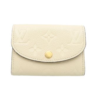 Louis Vuitton Cream Monogram Empreinte Coin Purse/Coin Case (Pre-Owned)