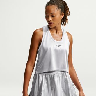 Nike Naomi Osaka Slam Nike Womens Court Tennis Tank Top in Grey | IW8571-097