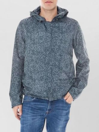 Calvin Klein hooded printed raincoat