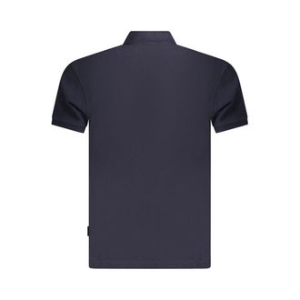 Napapijri Logo-Embroidered Cotton Polo - Navy