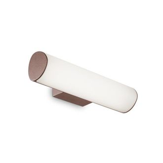 Netlighting Etere LED Outdoor Modern Wall Light Coffee IP54 3000K 10.2W in Brown