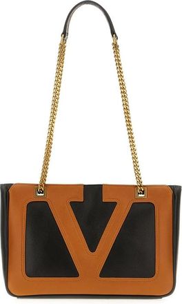 Valentino Garavani Black Nappa Leather Viva Superstar Crossbody Bag