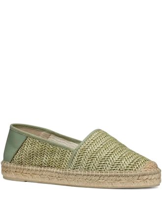 Geox Espadrilles Lampedusa con motivo a spina di pesce - Verde