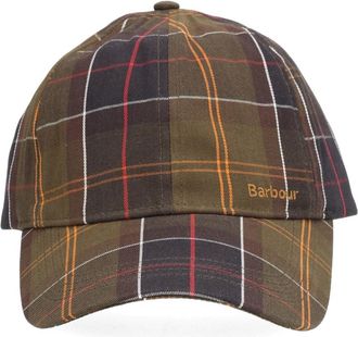 Barbour Telfield Tartan Baseball Hat-Uomo