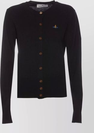 Vivienne Westwood knitwear crewneck embroidered logo long sleeves