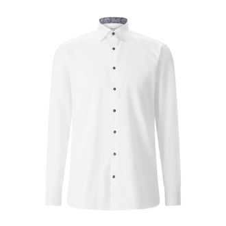 Stenstr&ouml;ms Formele Overhemden - Heren - Zakelijke Overhemden - Wit - 4XL - Katoen - Overhemden