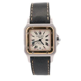Cartier Pre-owned Cartier Santos Quartz White Dial Unisex Watch 1566