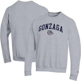 Champion Mens Champion Heather Gray Gonzaga Bulldogs Arch Over Logo Pullover Sweatshirt at Nordstrom, Size Xx-Large