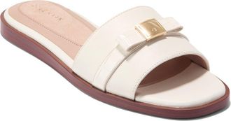 Cole Haan Emalia Slide Sandal in Powder Smooth /Croc Print at Nordstrom Rack, Size 9.5