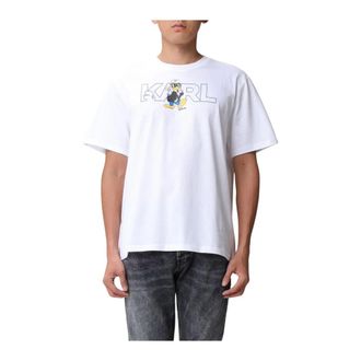 Karl Lagerfeld T-Shirts, male, White, M, Donald Duck Tee