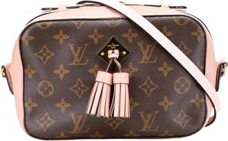 Louis Vuitton Pre-owned Gestructurede Schoudertas met Verstelbare Band en Tassel Detail - Dames - Vintage Schoudertas - Bruin - ONE Size - Vintage